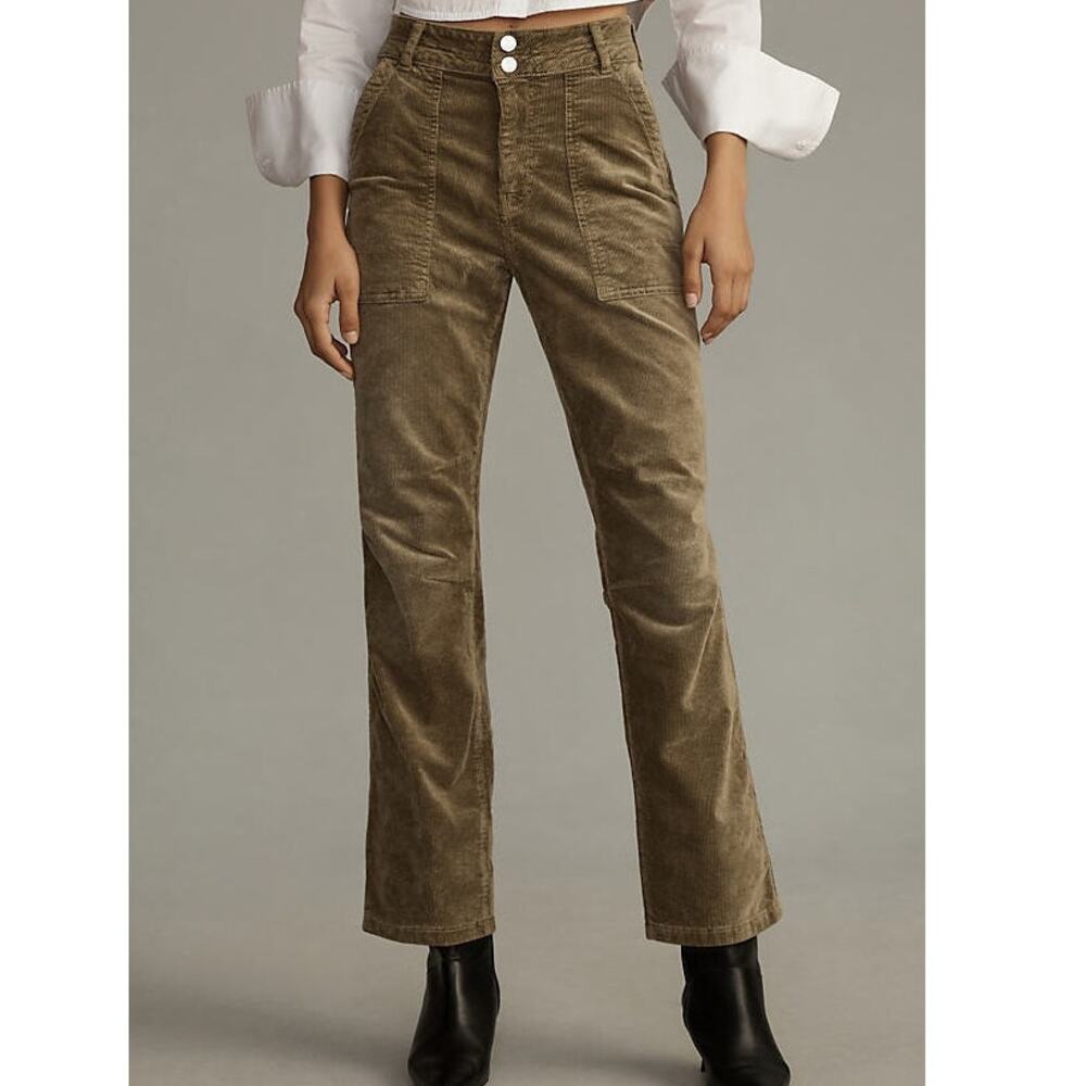 Pilcro Anthropologie Women’s 25 Corduroy Pants Wanderer Relaxed Leg